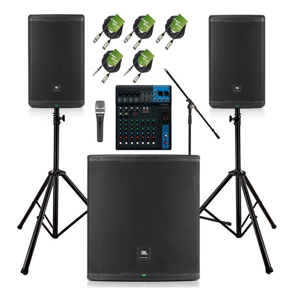 JBL EON715 Complete PA System Bundle