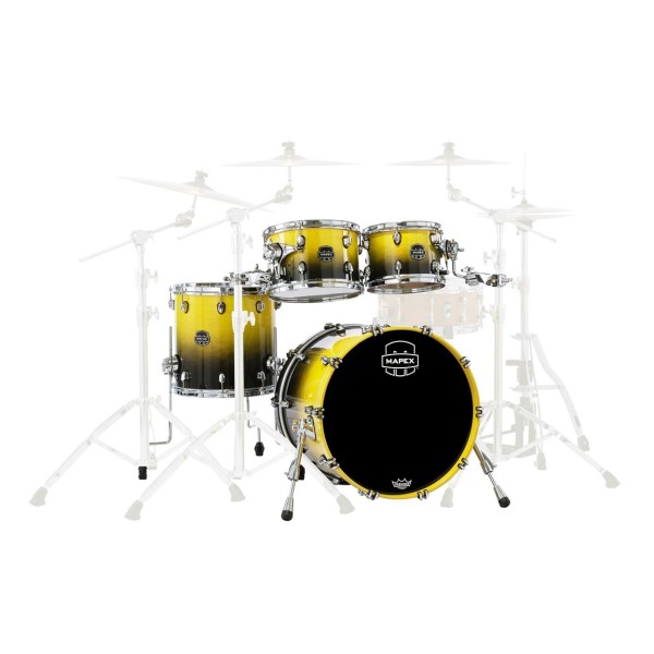 Mapex Saturn 20" 4pc Shell Pack, Sulphur Fade