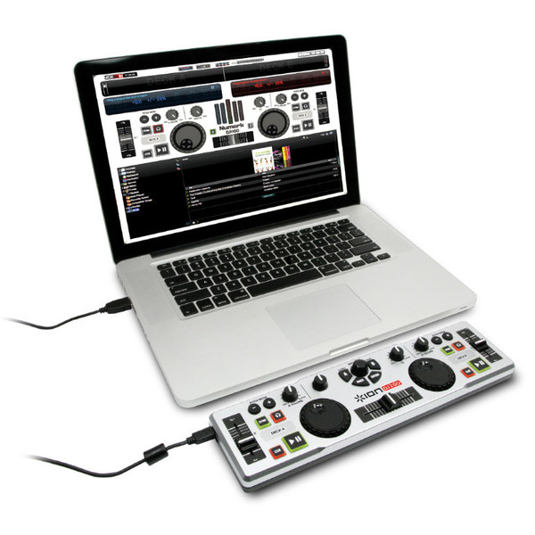 ION DJ2GO Compact USB DJ Controller
