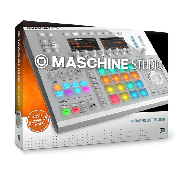 Native Instruments Maschine Studio Production Workstation, White