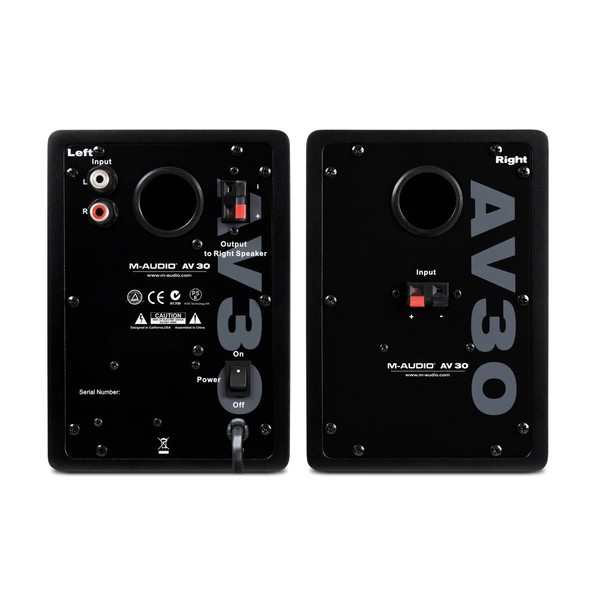 M-Audio Studiophile AV30 Active Speakers, Pair