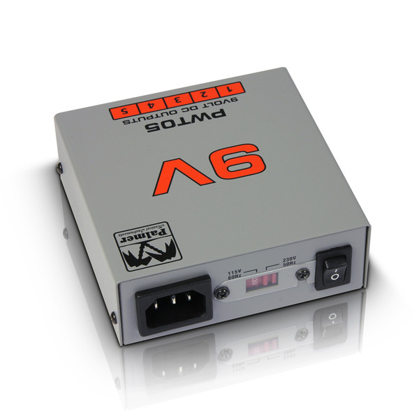 Alimentation Pour Pédalier Palmer PWT 06 IEC - 6 Sorties 9V Isolées, Sortie USB-C Et USB-A 18W - Pour Guitare, Basse, Pédales D'effets