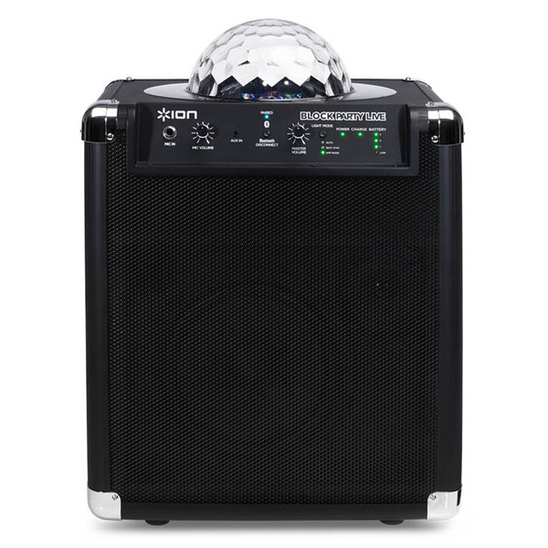 ION Block Party Live Portable Speaker with LED Light Show at