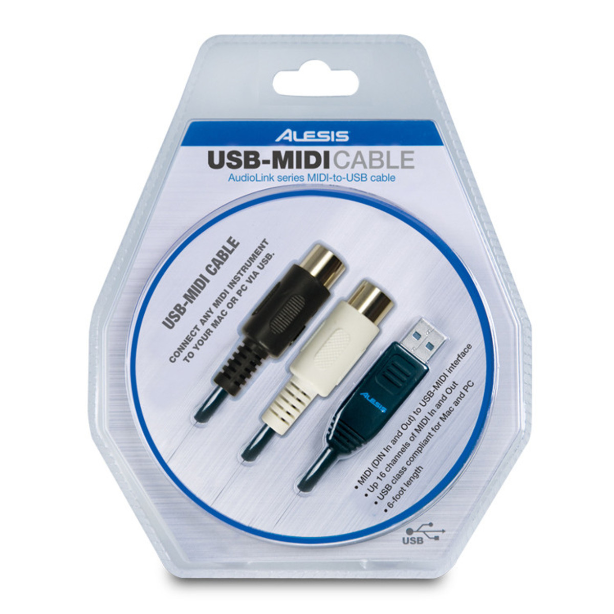 DISC Alesis Audiolink USB MIDI Cable na Gear4Music.com