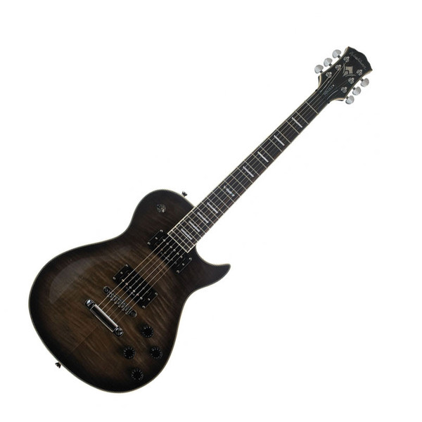 Washburn WIN DLX Electric Guitar, Flame Black Burst