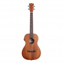 Kala KA-BE Mahogany Electro-Acoustic Baritone Ukulele, Satin