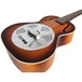 Kala KA-RES-CHR Chrome Plate Resonator Tenor Ukulele, Sunburst Satin 