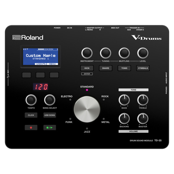Roland TD-25KV V-Drums Electronic Drum Kit at Gear4music