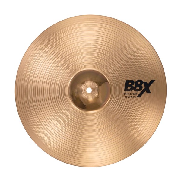 Sabian B8X 15" Thin Crash Cymbal