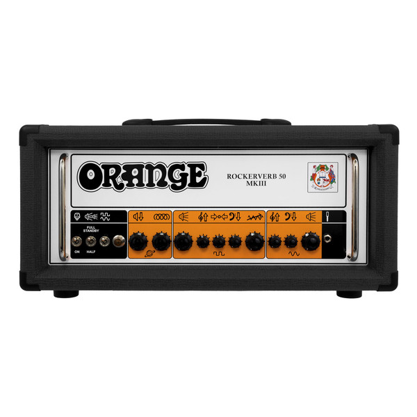 Orange Rockerverb MKIII 50W Twin Channel Guitar Amp Head, Black