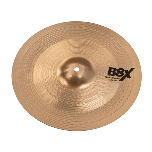 Sabian B8X 14'' Mini Chinese Cymbal - angle