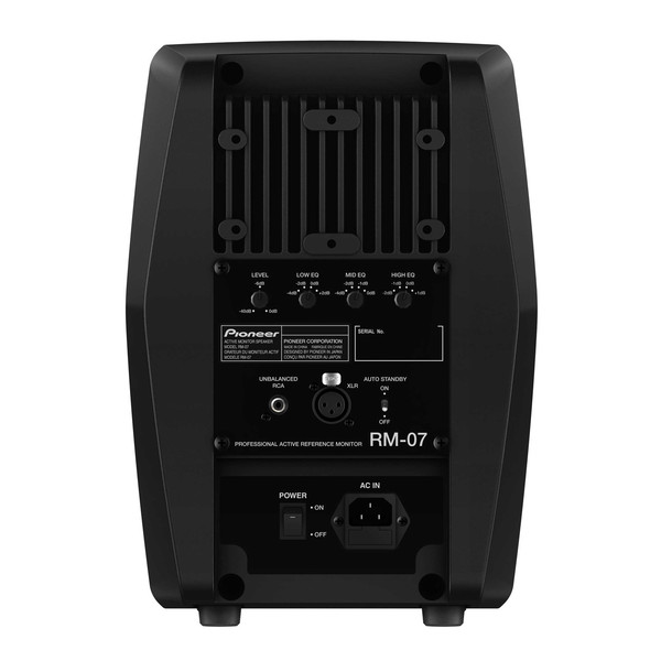 Pioneer RM-07 Professional Studio Monitor, Rear