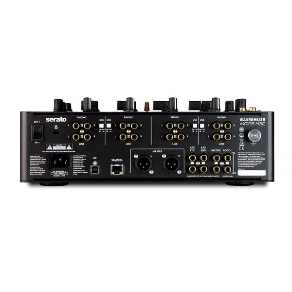 Allen and Heath Xone: 43C 4 Channel DJ Mixer with Sound Card