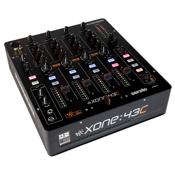 Allen and Heath Xone: 43C 4 Channel DJ Mixer with Sound Card