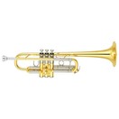Yamaha YTR8445 Xeno C Trumpet, Yellow Brass Bell, Lacquer