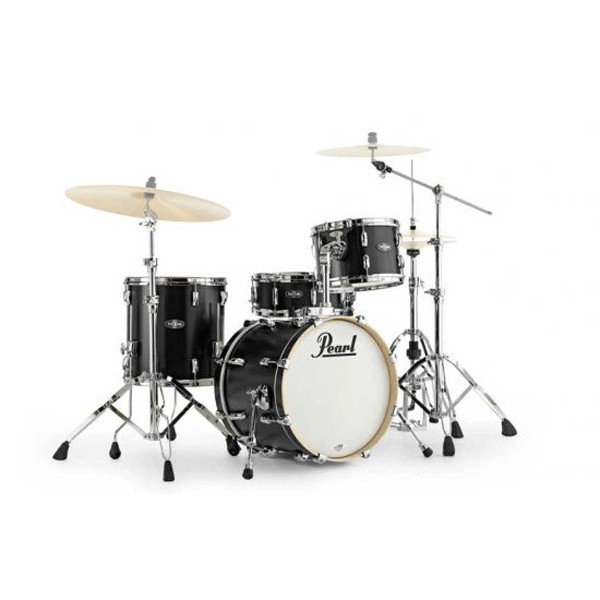 Pearl Vision VBL Bop Kit Drum Kit, Matte Satin Black