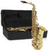 Rosedale Intermediate Alto Sax, Gold, By Gear4music