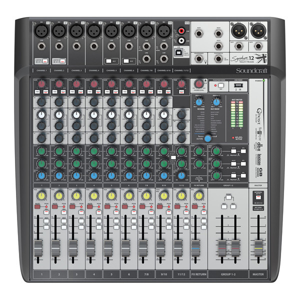 Soundcraft Signature 12 MTK Analog Mixer with USB