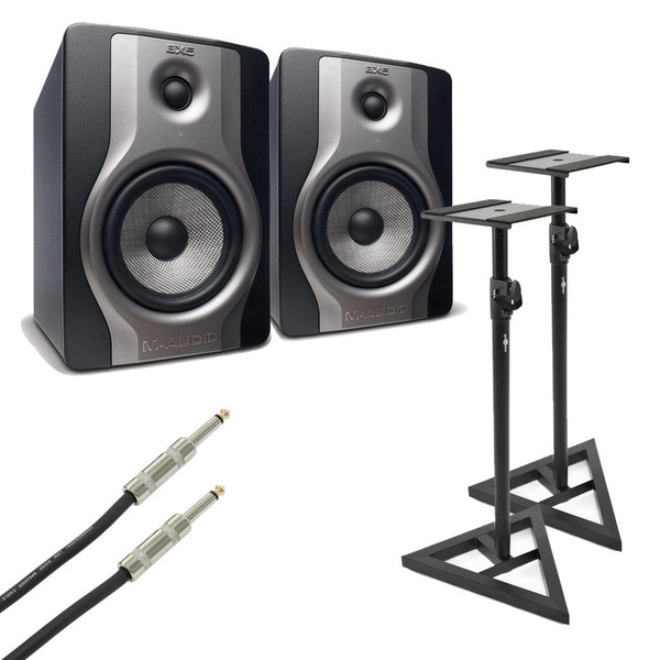 M-Audio BX5 Carbon Active Studio Monitors with Stands (Pair)