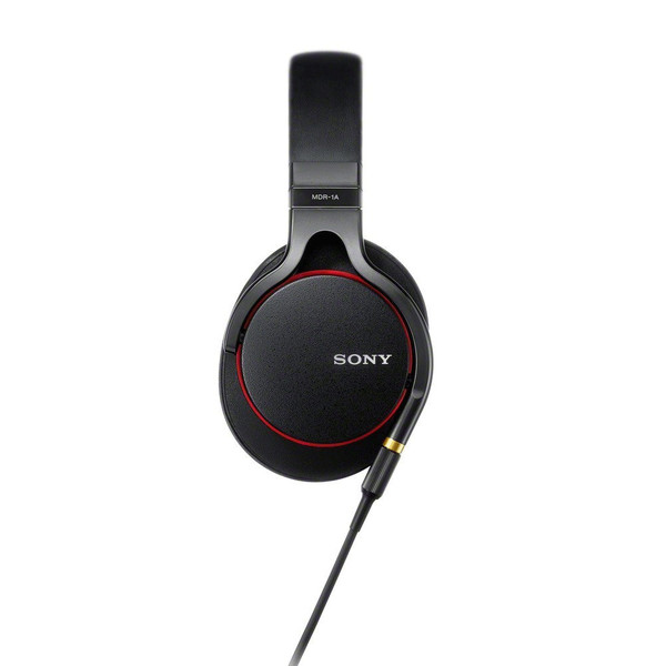 DISC Sony MDR-1A On-Ear Headphones with Mic/Remote, Black at