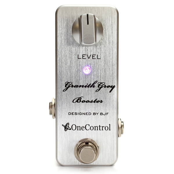 One Control Granith Grey Booster Guitar Pedal