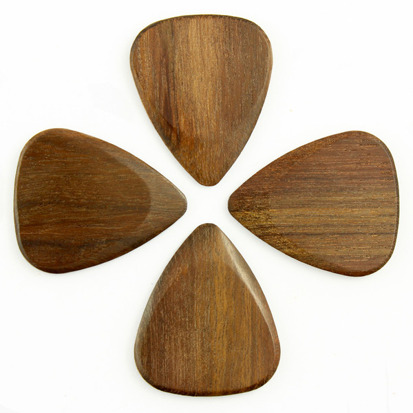 Timber Tones Indian Chestnut Guitar Pick, Players Pack of 4