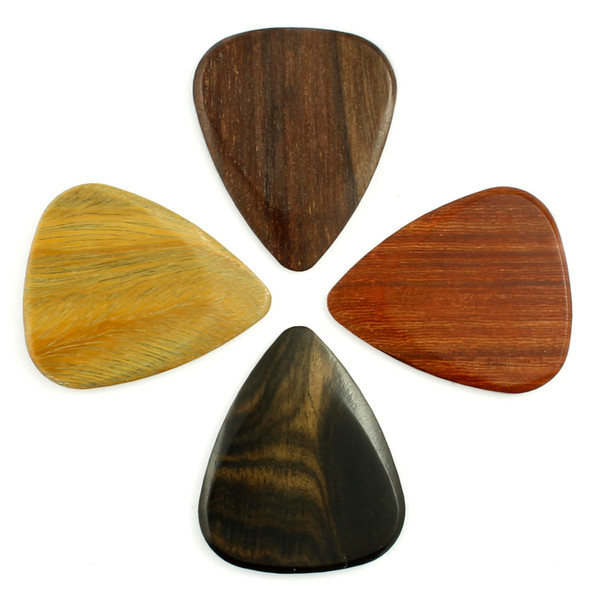 Timber Tones Mixed Electric Guitar Picks, Players Pack of 4