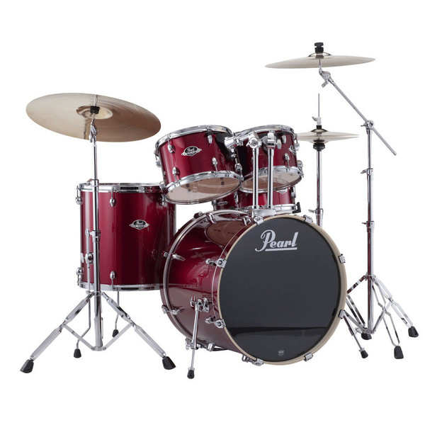 Pearl Export EXX 22'' Rock Drum Kit, Red Wine