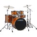 Yamaha Stage Custom Birch 22'' 5 Piece Drum Kit, Honey Amber