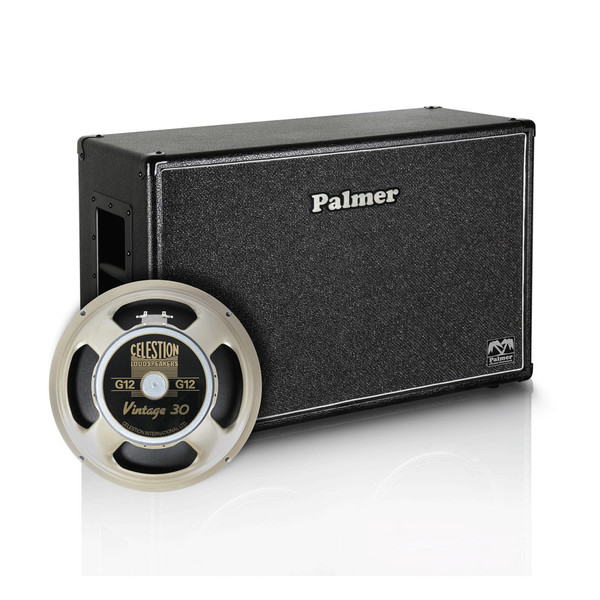 Palmer 2 x 12" Celestion Vintage 30 Speaker Cabinet, 8/16 Ohms