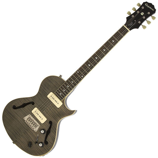 Epiphone Blueshawk Deluxe Electric Guitar, Trans Black