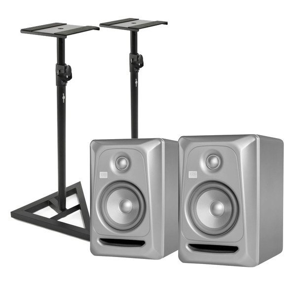 KRK Rokit RP5 G3 Platinum Studio Monitors (Pair) Includes Stands