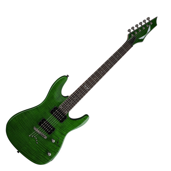 Dean Custom 350 Electric Guitar, Trans Green