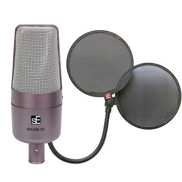 sE Electronics Magneto Condenser Microphone with FREE Dual Pro Pop