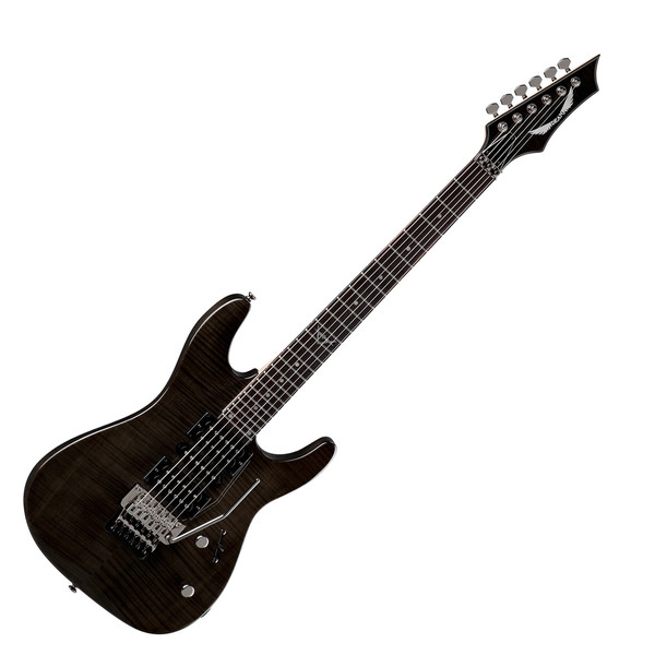 Dean Custom 380F Floyd Rose Electric Guitar, Trans Black