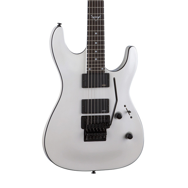 DISC Dean Custom 550 Floyd Rose Electric Guitar, Metallic White at