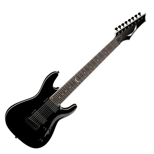 Dean Custom 850X 8 String Electric Guitar, Classic Black