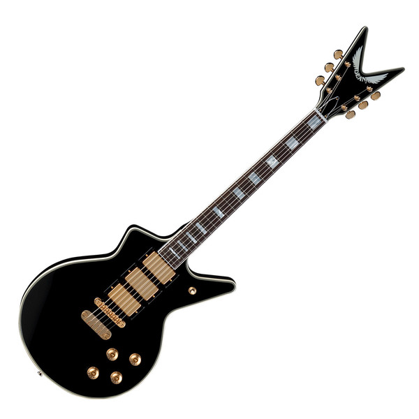 Dean Cadillac 1980 HHH Electric Guitar, Classic Black