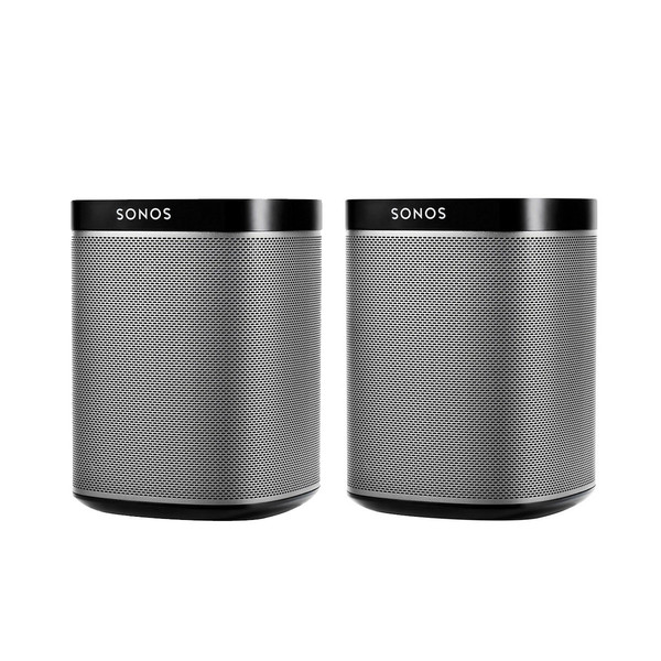 SONOS Two Room Starter Set - 2 x Play:1 Black