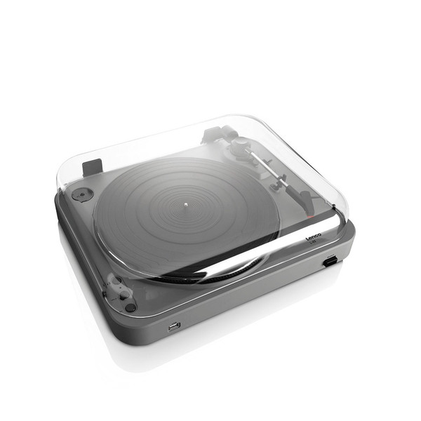 Lenco L-85 Turntable with USB Direct Recording, Grey