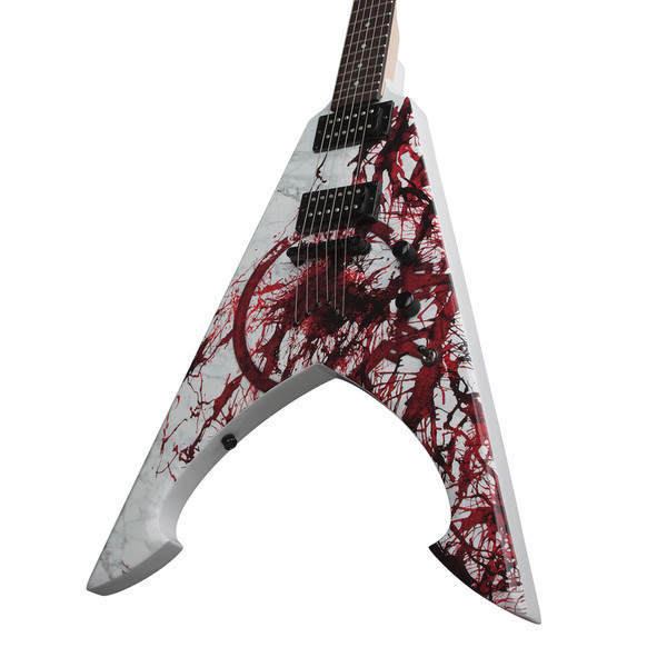 DISC Dean Michael Amott Tyrant X Electric Guitar, Splatter