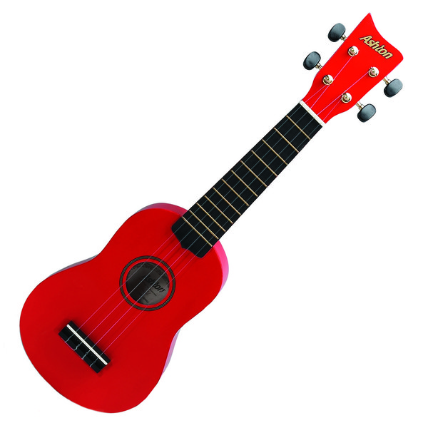 Ashton UKE100 Concert Ukulele, Red