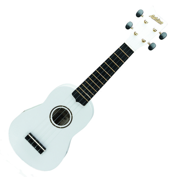 Ashton UKE100 Concert Ukulele, White