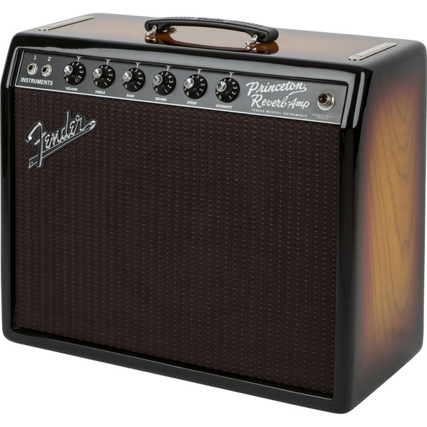 Fender FSR '65 Princeton Reverb Amp, 3-Tone Sunburst Ash Gold