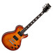 Dean Thoroughbred Deluxe Electric Guitar, Trans Amber