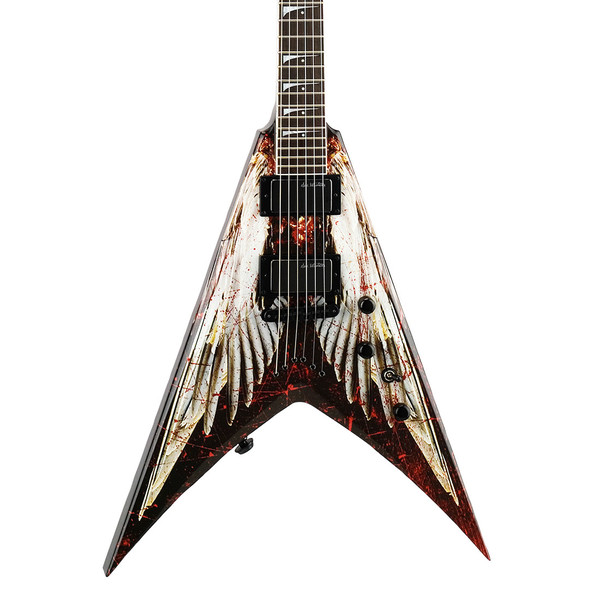Dean V Dave Mustaine Electric Guitar, Angel of Deth