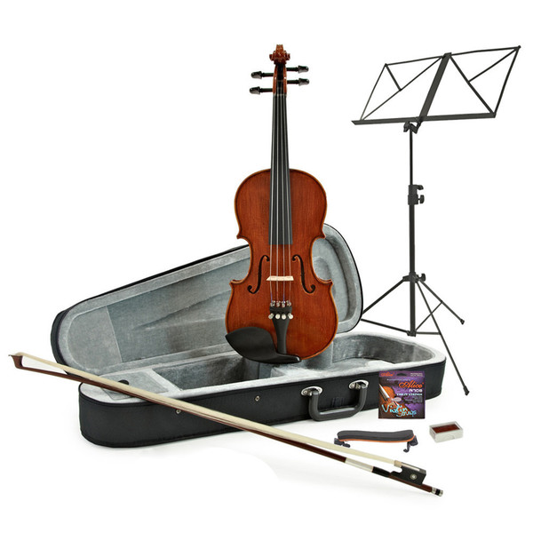 Deluxe 1/2 Size Violin + Accessory Pack, by Gear4music