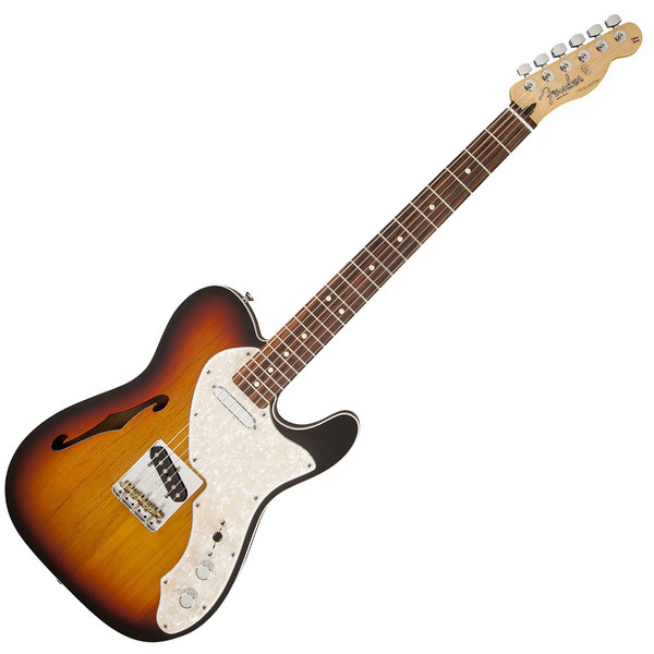 Fender FSR Deluxe Telecaster Thinline, RW, 3 Tone Sunburst