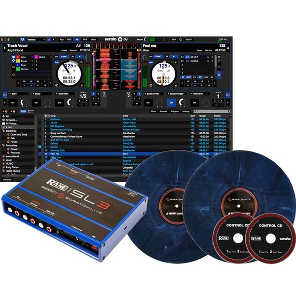 Rane SL3 Serato Scratch Live Digital Vinyl System, Blue