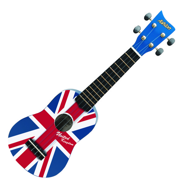 Ashton Union Jack Concert Ukulele